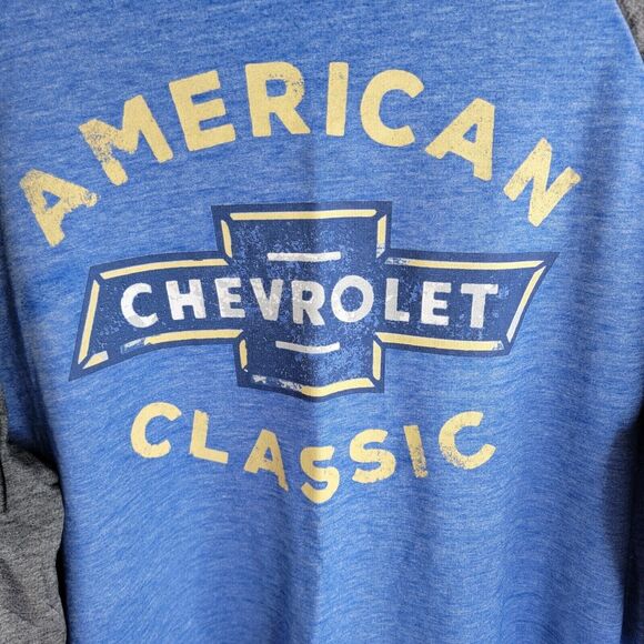 Men's Chevrolet "American Classic" Long Sleeve Graphic Crew Fleece Size XL - Picture 2 of 5